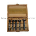 5PCS madeira trabalho Forstner bit set com caixa de madeira